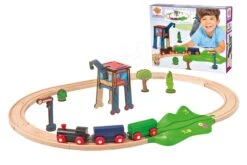 Holz-Eisenbahn Train Oval Eichhorn Mit Lokomotive Mit Kran Und Zubehör 18-teilig 205 Cm Schienenlänge 12 Holz-Eisenbahn Train Oval Eichhorn Mit Lokomotive Mit Kran Und Zubehör 18-teilig 205 Cm Schienenlänge -Eichhorn 100001261 a eichhorn vlacik