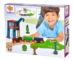 Holz-Eisenbahn Train Oval Eichhorn Mit Lokomotive Mit Kran Und Zubehör 18-teilig 205 Cm Schienenlänge 10 Holz-Eisenbahn Train Oval Eichhorn Mit Lokomotive Mit Kran Und Zubehör 18-teilig 205 Cm Schienenlänge -Eichhorn 100001261 d eichhorn vlacik