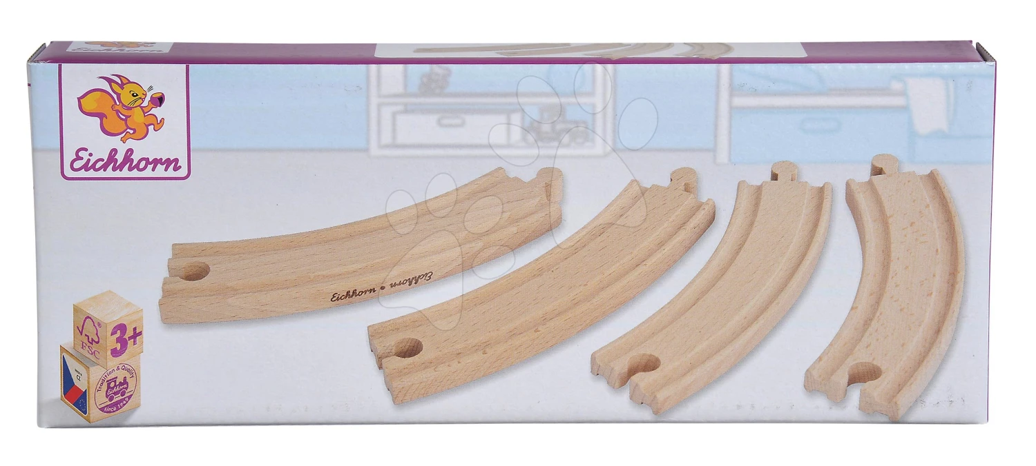 Ersatzteile Für Eisenbahn Train Large Curved Tracks Eichhorn Gebogene Schienen 20,5 Cm X 4 Stück 3 Ersatzteile Für Eisenbahn Train Large Curved Tracks Eichhorn Gebogene Schienen 20,5 Cm X 4 Stück – Bild 3
