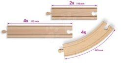Ersatzteile Für Eisenbahn Train Track Set Large Eichhorn Gebogene Schienen Zum Ausziehen Verschiedene Längen 10 Stück 13 Ersatzteile Für Eisenbahn Train Track Set Large Eichhorn Gebogene Schienen Zum Ausziehen Verschiedene Längen 10 Stück -Eichhorn 100001415 c eichhorn kolaje