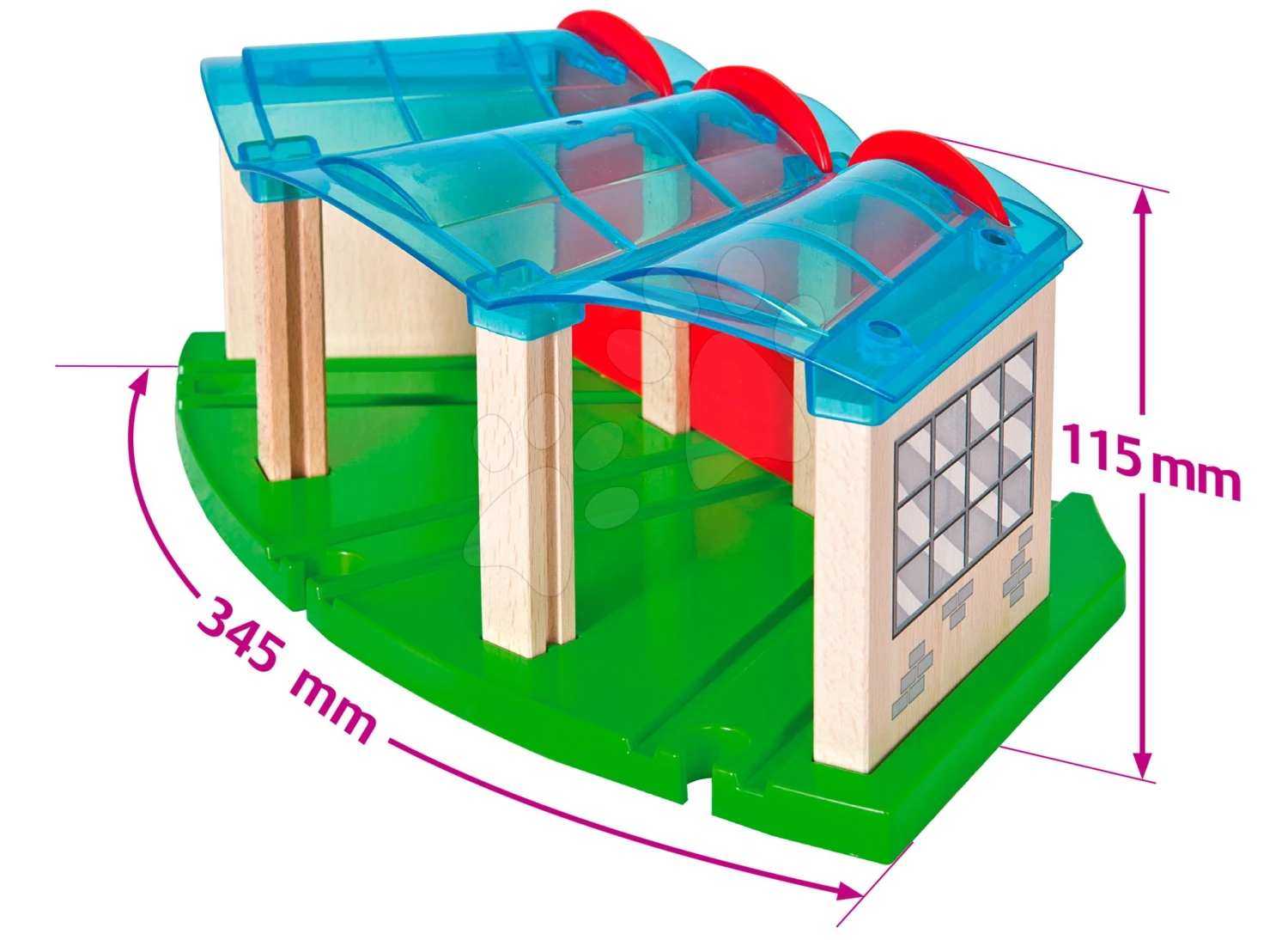 Ersatzteile Für Eisenbahn Train Engine Shed Eichhorn Depot Für Züge Mit Schienen 32 Cm Länge 5 Ersatzteile Für Eisenbahn Train Engine Shed Eichhorn Depot Für Züge Mit Schienen 32 Cm Länge – Bild 5