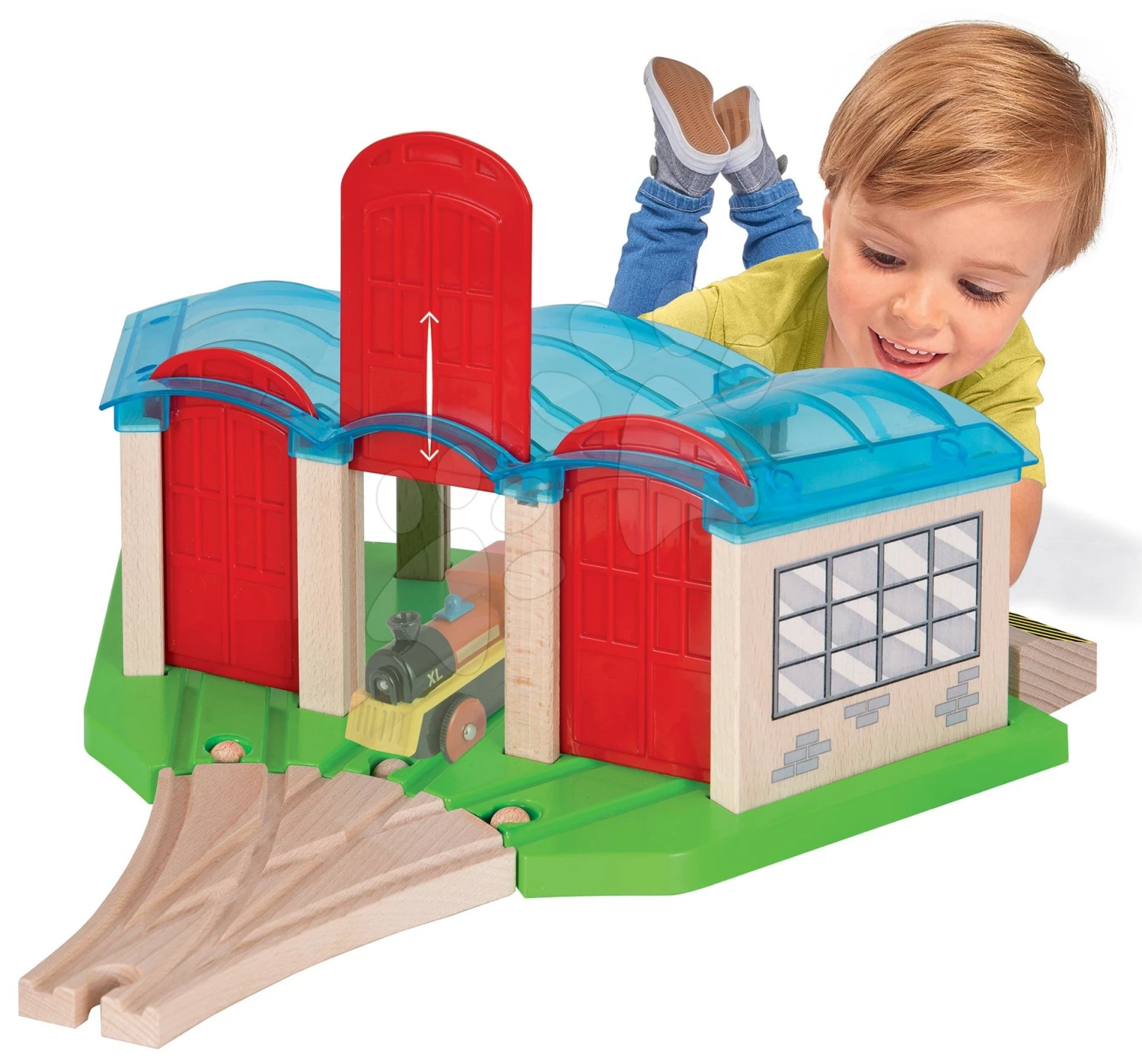 Ersatzteile Für Eisenbahn Train Engine Shed Eichhorn Depot Für Züge Mit Schienen 32 Cm Länge 2 Ersatzteile Für Eisenbahn Train Engine Shed Eichhorn Depot Für Züge Mit Schienen 32 Cm Länge – Bild 2