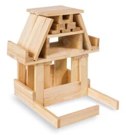 Holzbausteine Wooden Construction Kit Eichhorn Naturholz 200 Teile Ab 2 Jahren -Eichhorn 100001612 d eichhorn kocky