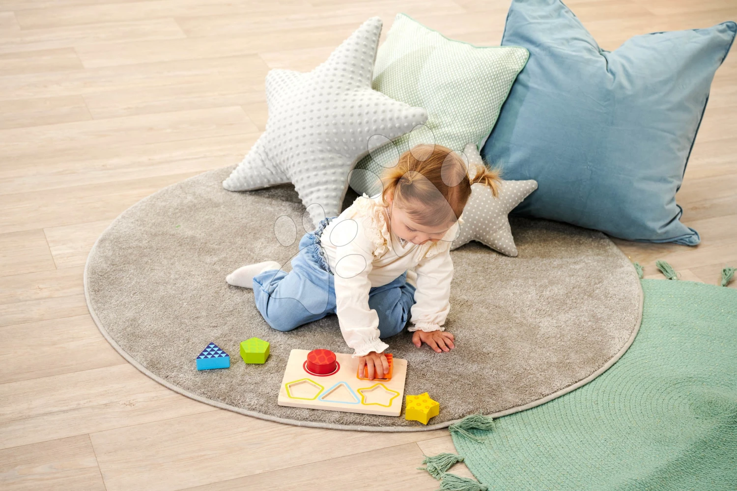 Lernspiel Aus Holz Color Sortingboard Eichhorn Mit 5 Einsatzformen Ab 12 Monaten EH2256 3 Lernspiel Aus Holz Color Sortingboard Eichhorn Mit 5 Einsatzformen Ab 12 Monaten EH2256 – Bild 3