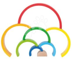 Holzpuzzle Regenbogen Rainbow Eichhorn 8 Teile Ab 12 Monaten EH3458