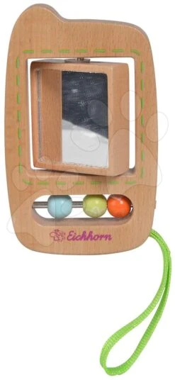 Telefon Aus Holz Mit Drehbarem Spiegel Mirror Phone Eichhorn Ab 12 Monaten