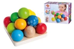 Didaktische Holzpyramide Marbel Sorting Game Eichhorn 15 Teile Ab 12 Monaten EH3462 -Eichhorn 100003462 e eichhorn pyramida