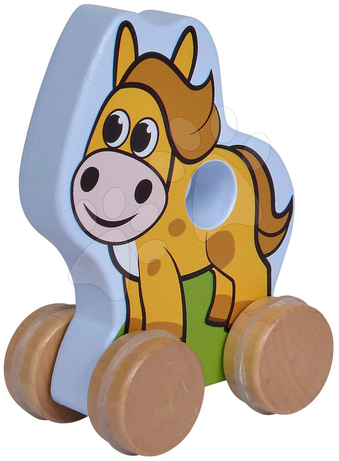 Holztier Auf Rädern Push Along Animals Eichhorn Schweinchen, Schaf, Pferd - Höhe 10 Cm Ab 12 Monaten 2 Holztier Auf Rädern Push Along Animals Eichhorn Schweinchen, Schaf, Pferd - Höhe 10 Cm Ab 12 Monaten – Bild 2