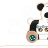 Holztier Zum Ziehen Push Along Animal Eichhorn Mit Glöckchen Panda Affe Ab 12 Monaten
