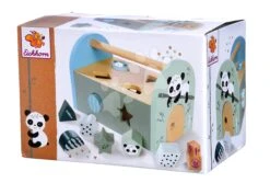 Didaktisches Holzhaus Panda Shape Box Eichhorn Mit 8 Einsatzformen Und Türen Ab 12 Monaten EH3807 -Eichhorn 100003807 i eichhorn domcek