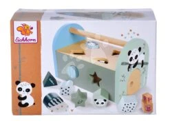 Didaktisches Holzhaus Panda Shape Box Eichhorn Mit 8 Einsatzformen Und Türen Ab 12 Monaten EH3807 -Eichhorn 100003807 j eichhorn domcek