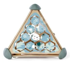 Didaktische Holzpyramide Game Center Pyramide Eichhorn Mit Einlagewürfeln Und Xylophon Ab 12 Monaten EH3812