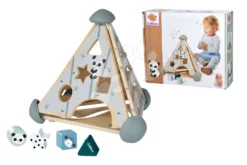 Didaktische Holzpyramide Game Center Pyramide Eichhorn Mit Einlagewürfeln Und Xylophon Ab 12 Monaten EH3812 -Eichhorn 100003812 f eichhorn pyramida