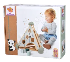 Didaktische Holzpyramide Game Center Pyramide Eichhorn Mit Einlagewürfeln Und Xylophon Ab 12 Monaten EH3812 -Eichhorn 100003812 g eichhorn pyramida