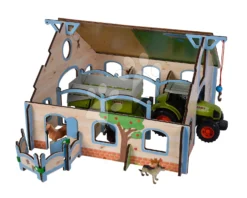 Baukasten Pferdestall Aus Holz Horse Stable Eichhorn Mit Toren Und Boxen 30 Teile Ab 3 Jahren EH4322 -Eichhorn 100004322 d eichhorn stajna