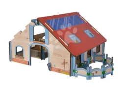 Baukasten Pferdestall Aus Holz Horse Stable Eichhorn Mit Toren Und Boxen 30 Teile Ab 3 Jahren EH4322 -Eichhorn 100004322 e eichhorn stajna