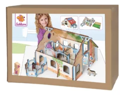 Baukasten Pferdestall Aus Holz Horse Stable Eichhorn Mit Toren Und Boxen 30 Teile Ab 3 Jahren EH4322 -Eichhorn 100004322 g eichhorn stajna