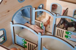Baukasten Pferdestall Aus Holz Horse Stable Eichhorn Mit Toren Und Boxen 30 Teile Ab 3 Jahren EH4322 -Eichhorn 100004322 l eichhorn stajna