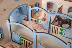 Baukasten Pferdestall Aus Holz Horse Stable Eichhorn Mit Toren Und Boxen 30 Teile Ab 3 Jahren EH4322 -Eichhorn 100004322 m eichhorn stajna