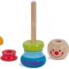 Holzturm Faltbar Clown Stacking Clown Eichhorn 8 Farbige Teile Höhe Ab 12 Monaten