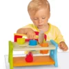 Hammerbank Mit Würfel Hammering Bench Eichhorn Mit Hammer Und 5 Verschiedenen Formen Und Farben 7 Teile Ab 12 Monaten