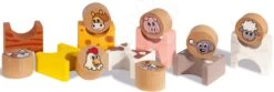 Holztiere Stackable Farm Animals Eichhorn 14 Teile Ab 24 Monaten