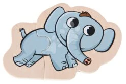 Holzpuzzle Tiere Animal Puzzle Eichhorn 8 Typen 16 Teile Ab 12 Monaten EH5206