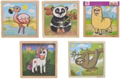 Holzpuzzle Tiere Generic Puzzle New Inlay Puzzle DP Eichhorn 20 Teile 5 Typen Ab 24 Monaten -Eichhorn 100005409 i eichhorn puzzle