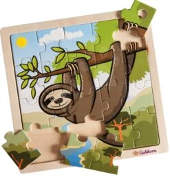 Holzpuzzle Tiere Generic Puzzle New Inlay Puzzle DP Eichhorn 20 Teile 5 Typen Ab 24 Monaten -Eichhorn 100005409 k eichhorn puzzle