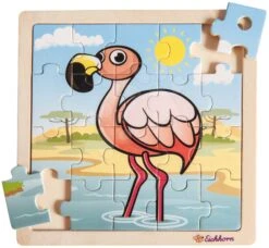 Holzpuzzle Tiere Generic Puzzle New Inlay Puzzle DP Eichhorn 20 Teile 5 Typen Ab 24 Monaten -Eichhorn 100005409 l eichhorn puzzle