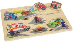 Holzpuzzle Generic Puzzle DP Eichhorn 9 Teile Safari-Farmfahrzeuge Ab 24 Monaten -Eichhorn 100005410 n eichhorn puzzle