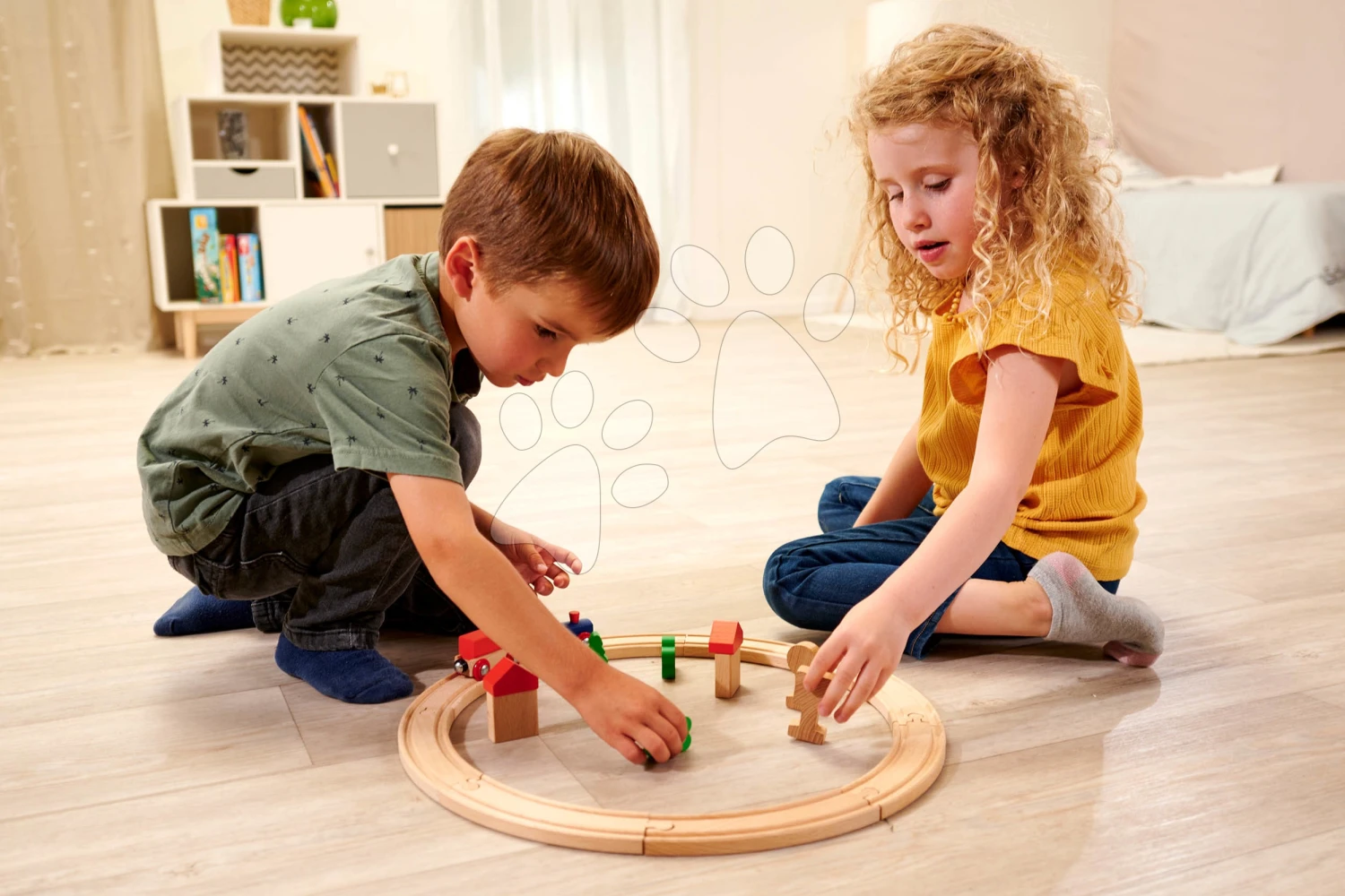 Bahngleis Aus Holz Circular Train Eichhorn Lokomotive Mit Wagen Und Zubehör 20 Teile 135 Cm Schienenlänge 6 Bahngleis Aus Holz Circular Train Eichhorn Lokomotive Mit Wagen Und Zubehör 20 Teile 135 Cm Schienenlänge – Bild 6
