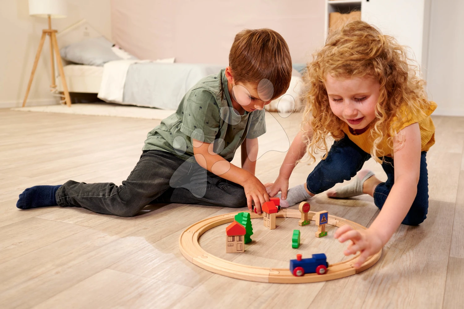 Bahngleis Aus Holz Circular Train Eichhorn Lokomotive Mit Wagen Und Zubehör 20 Teile 135 Cm Schienenlänge 8 Bahngleis Aus Holz Circular Train Eichhorn Lokomotive Mit Wagen Und Zubehör 20 Teile 135 Cm Schienenlänge – Bild 8