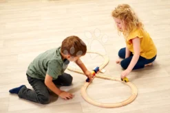 Bahngleis Aus Holz Train Figure-of 8 Railway Eichhorn Mit Lokomotive, Wagen Und Zubehör, 27-teilig, 290 Cm Schienenlänge -Eichhorn 100006202 i eichhorn trat