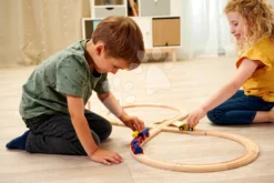 Bahngleis Aus Holz Train Figure-of 8 Railway Eichhorn Mit Lokomotive, Wagen Und Zubehör, 27-teilig, 290 Cm Schienenlänge -Eichhorn 100006202 j eichhorn trat