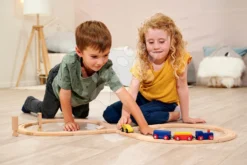 Bahngleis Aus Holz Train Figure-of 8 Railway Eichhorn Mit Lokomotive, Wagen Und Zubehör, 27-teilig, 290 Cm Schienenlänge -Eichhorn 100006202 k eichhorn trat