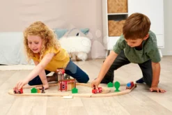 Holzgleis Mit Feuerwache Train Set Firestation Eichhorn Mit Zug 33 Teile 235 Cm Schienenlänge -Eichhorn 100006205 n eichhorn stanica