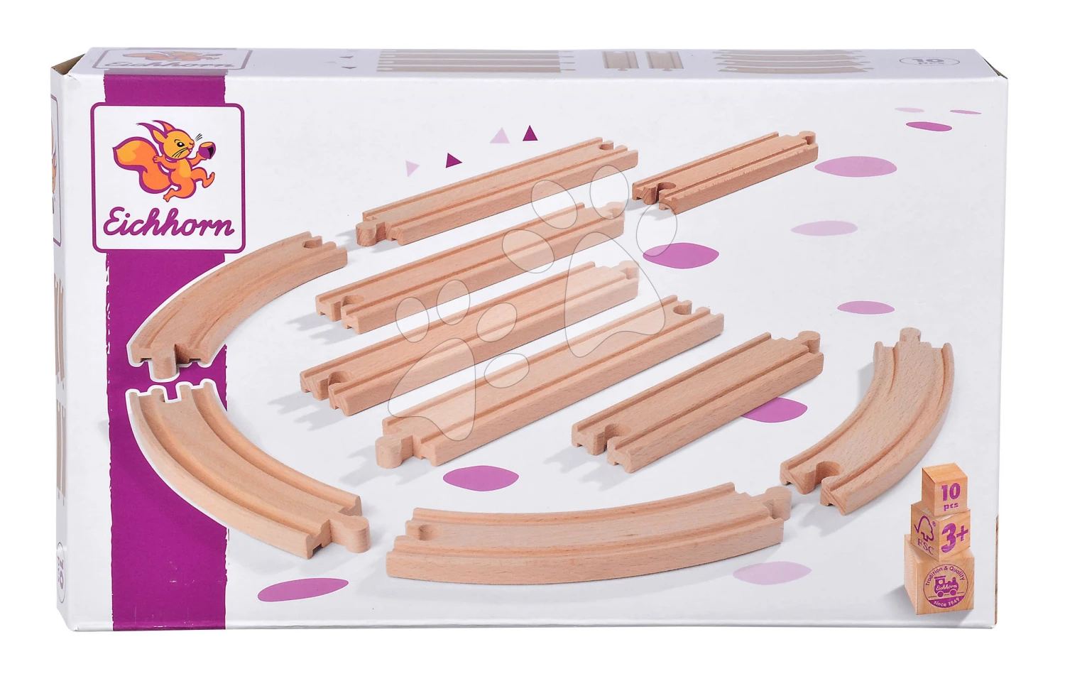Ersatzteile Für Die Bahnstrecke Train Track Set Large Eichhorn Gebogene Und Gerade Schienen Zur Gleisverlängerung 10 Stück 7 Ersatzteile Für Die Bahnstrecke Train Track Set Large Eichhorn Gebogene Und Gerade Schienen Zur Gleisverlängerung 10 Stück – Bild 7