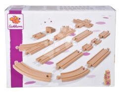 Ersatzteile Für Die Bahnstrecke Train Big Track Set Eichhorn Für Die Verlängerung Des Gleises 44 Teile EH6405 -Eichhorn 100006405 d eichhorn diely