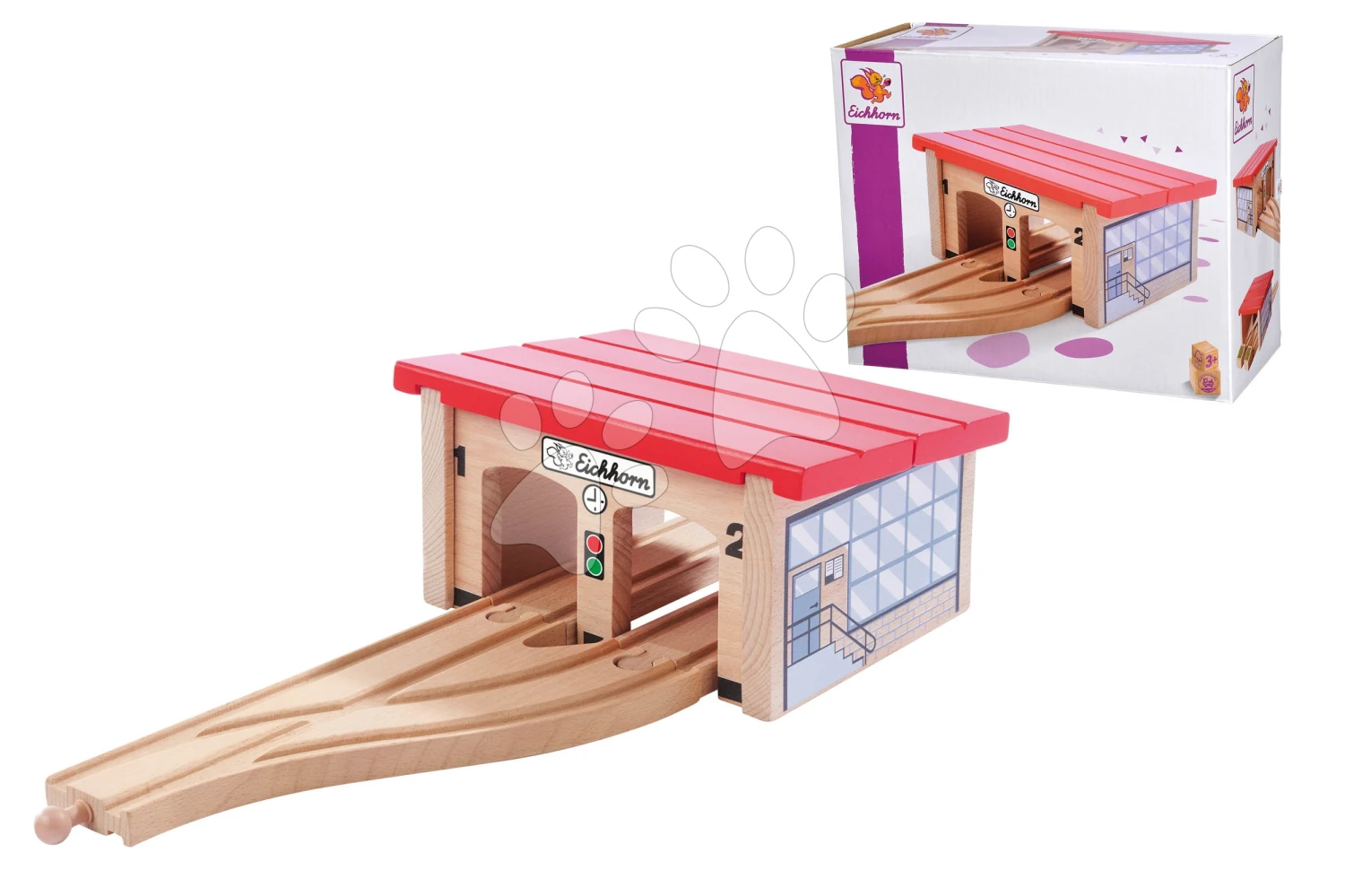 Ersatzteile Für Die Eisenbahn Train Engine Shed Eichhorn Eisenbahndepot Mit Gleisen 6 Teile Ab 3 Jahren EH6502 5 Ersatzteile Für Die Eisenbahn Train Engine Shed Eichhorn Eisenbahndepot Mit Gleisen 6 Teile Ab 3 Jahren EH6502 – Bild 5