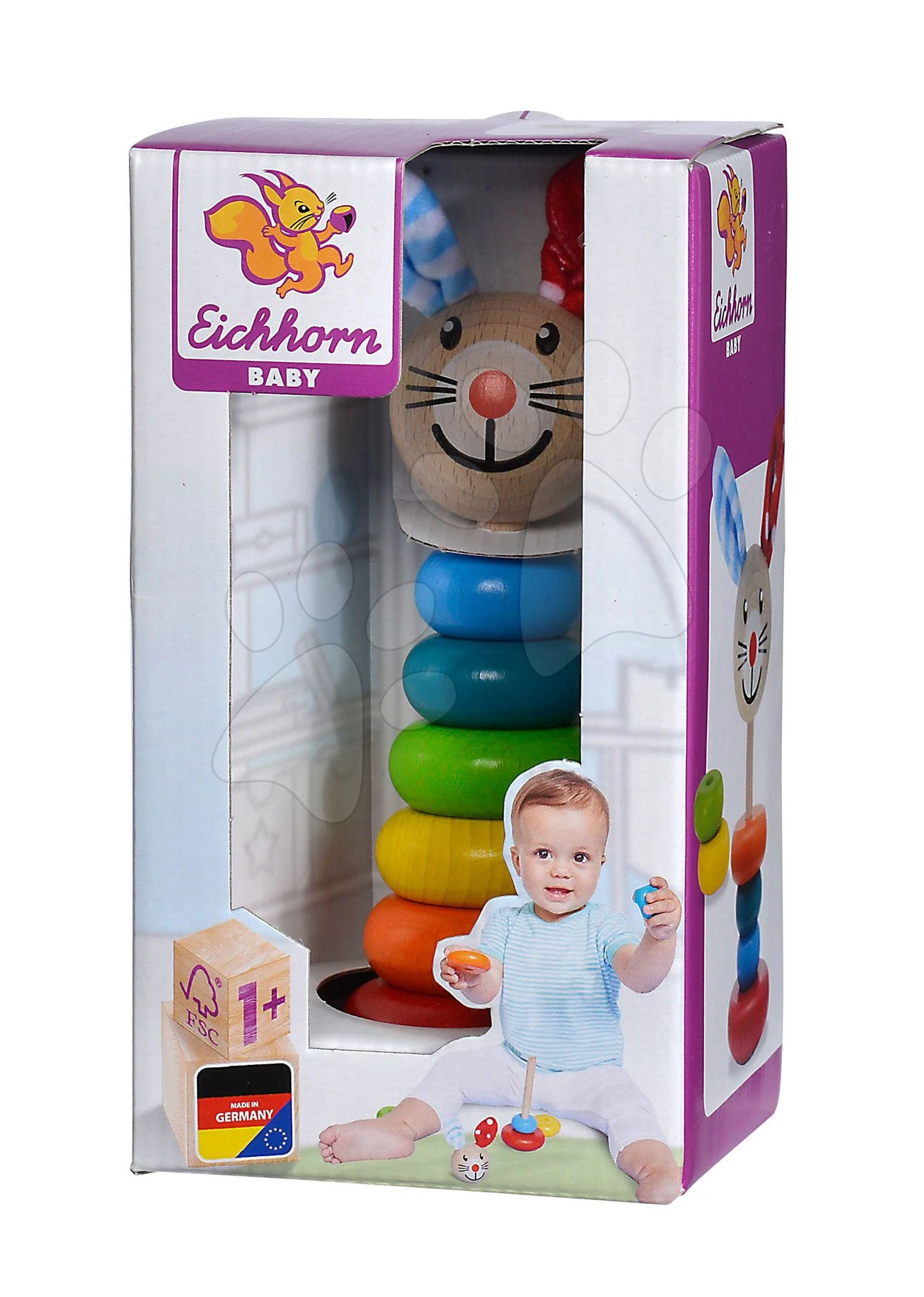 Kleine Hase Aus Holz Stacking Rabbit Baby Eichhorn Höhe 18 Cm Stapelbar Mit Plüschohren Ab 12 Monaten 4 Kleine Hase Aus Holz Stacking Rabbit Baby Eichhorn Höhe 18 Cm Stapelbar Mit Plüschohren Ab 12 Monaten – Bild 4