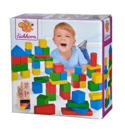 Holzwürfel Coloured Wooden Blocks Eichhorn Bunt 50 Stück Größe 25 Mm Ab 12 Monaten -Eichhorn 100021252 d eichhorn kocky