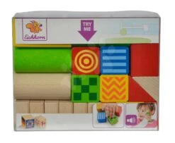 Holzwürfel Feel And Sound Blocks Eichhorn Gemustert 20 Stück 4 Würfel Mit Textur Und 2 Sounds Größe 40 Mm Ab 12 Monaten