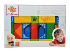 Holzwürfel Knight Building Blocks Eichhorn Ritterburg 29 Teile Größe 30 Mm Ab 12 Monaten