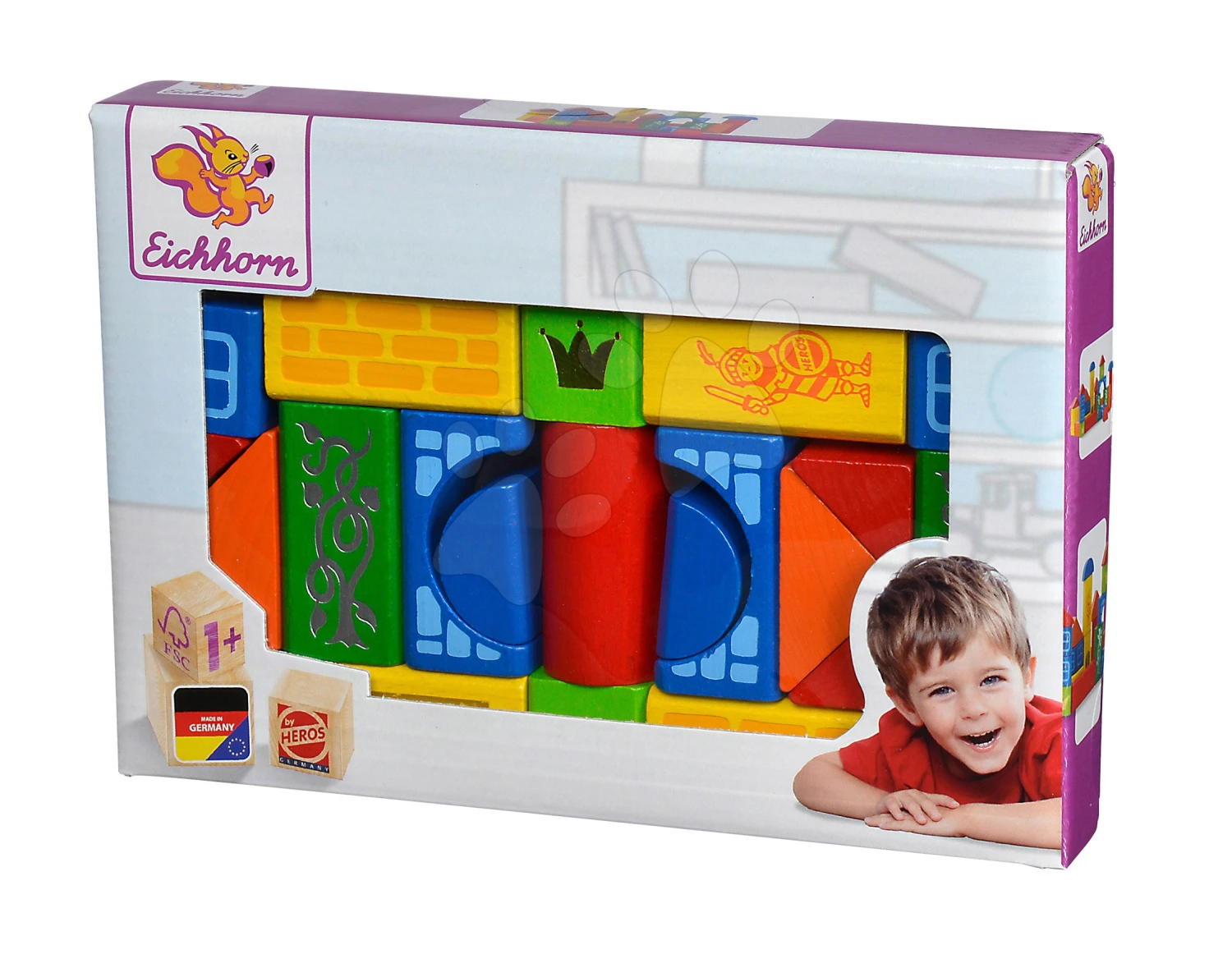 Holzwürfel Knight Building Blocks Eichhorn Ritterburg 29 Teile Größe 30 Mm Ab 12 Monaten 3 Holzwürfel Knight Building Blocks Eichhorn Ritterburg 29 Teile Größe 30 Mm Ab 12 Monaten – Bild 3