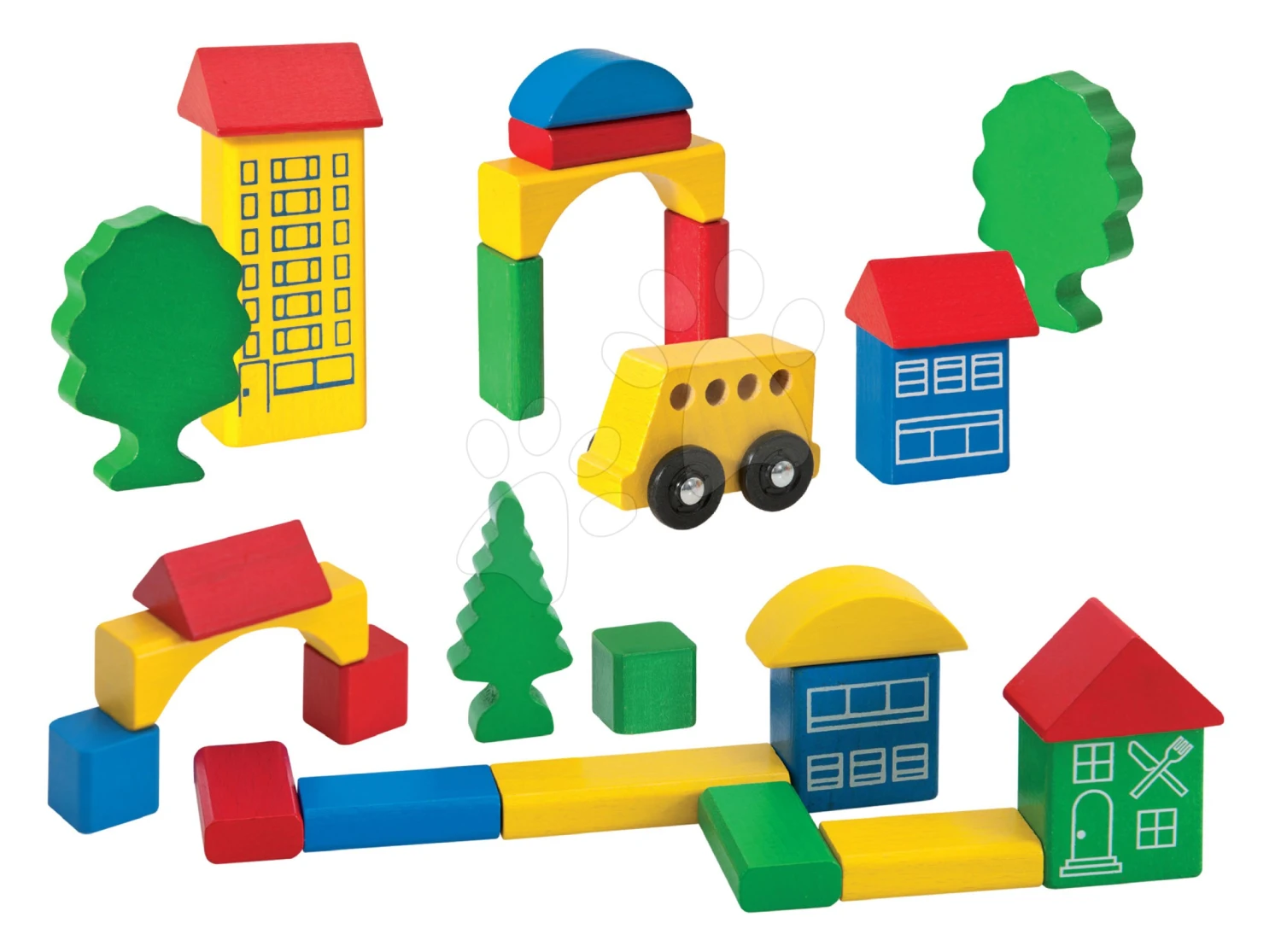 Holzwürfel Bunt Wooden City Blocks Eichhorn Gemustert Mit Aufdruck 50 Stück In Der Dose Ab 12 Monaten 3 Holzwürfel Bunt Wooden City Blocks Eichhorn Gemustert Mit Aufdruck 50 Stück In Der Dose Ab 12 Monaten – Bild 3