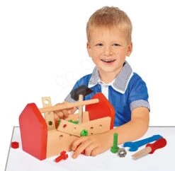 Arbeitsgeräte Aus Holz Tool Box Eichhorn Und Verschiedene Komponenten Zum Zusammenbau Von 30 Teilen -Eichhorn 100028103 g eichhorn kufrik