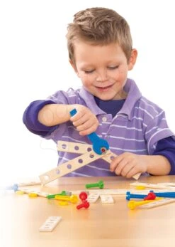 Arbeitsgeräte Aus Holz Tool Box Eichhorn Und Verschiedene Komponenten Zum Zusammenbau Von 30 Teilen