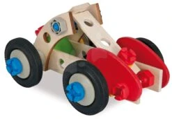 Holzbausatz Racing Constructor Racer Eichhorn Drei Modelle (Minibuggy, Formel 1, Rennwagen) 50 Teile -Eichhorn 100039016 d eichhorn stavebnica