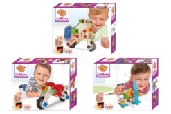 Motorradbausatz Aus Holz Constructor Sccoter Eichhorn 4 Modelle (Motorrad, Flugzeug, Helikopter, Libelle) 65 Teile Ab 3 Jahren EH39018 -Eichhorn 100039018 h eichhorn stavebnica